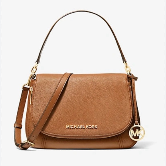 Michael Kors Handbags - Michael Kors Tan Leather Shoulder Bag